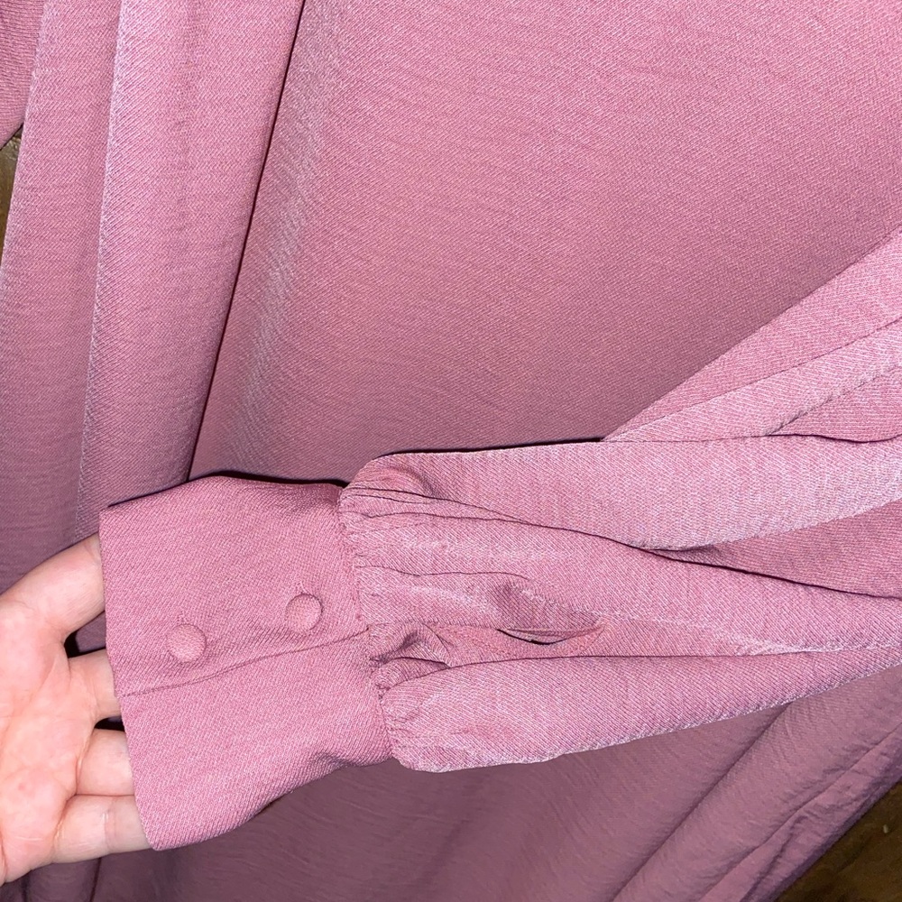 PINK LONG-SLEEVE DRESS - Picture 2 of 4